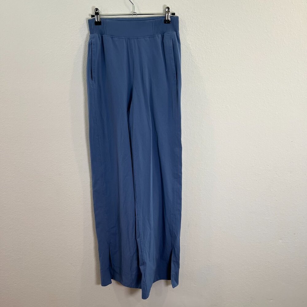 Lululemon sz XS/4 Stretch Woven Wide-Leg High-Rise Pant OASIS BLUE SOLD OUT - Picture 3 of 8